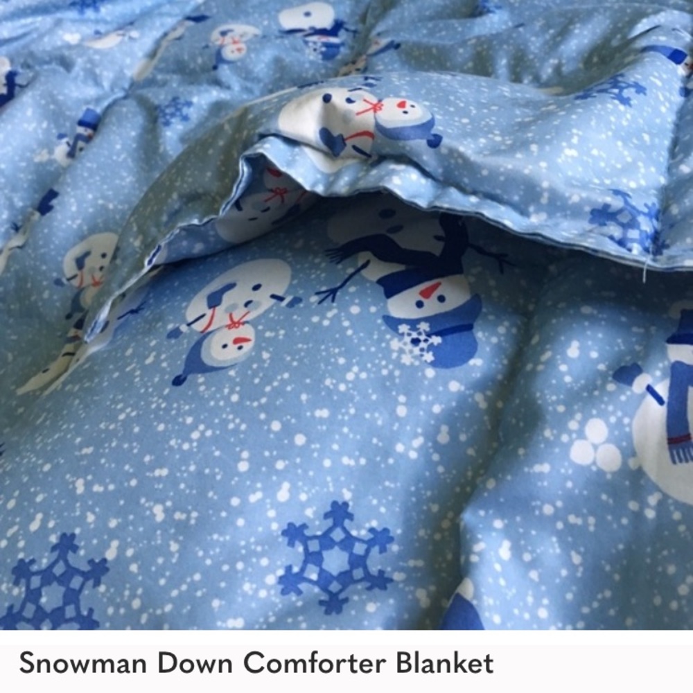 IN SEARCH OF TARGET SNOWMAN COMFORTER BLANKET